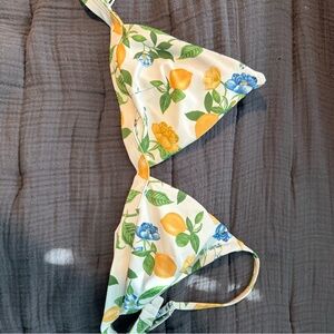 Old navy Lemons bikini top small